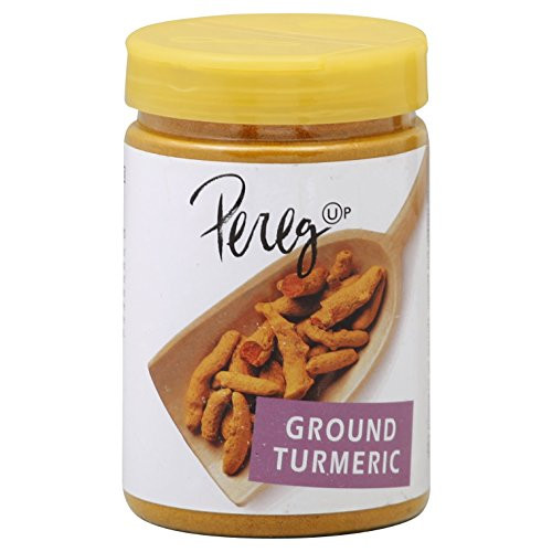 Pereg Ground Turmeric Powder 4.25 Oz - Ground Raw Rich Natural Yellow Color- With Curcumin and Antioxidants - Indian Spice - Non-GMO All Natural Non-Irradiated Pereg Ground Turmeric Powder 4.25 Oz - Ground Raw Rich Natural Yellow Color- With Curcumin and Antioxidants - Indian Spice - Non-GMO All Natural Non-Irradiated