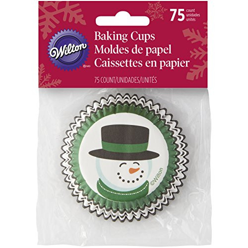 Wilton Snowman Cupcake Cases  Paper  Multicoloured  6.35 x 5.08 x 3.17 cm