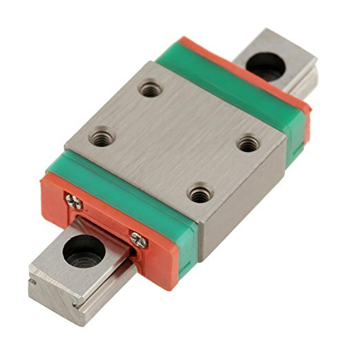 FTVOGUE Miniature Linear Guide Slider LWL7B Metal Linear Motion Slide Rail Guide Devices 7mm Width  plus Slide Block 40mm