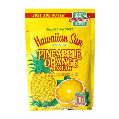 Hawaiian Sun Pineapple Orange Nectar Powder Drink  4.52-ounce