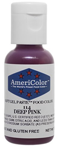 Americolor Soft Gel Paste Food Color.75-Ounce  Deep Pink