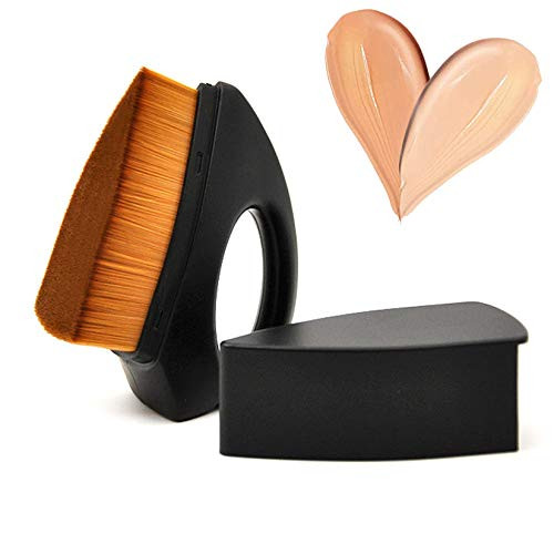 Foundation Makeup Brush Flat Top Kabuki Iron Shape Face Blush Brush Full Coverage Makeup Brushes for Blending Liquid Cream or Flawless Powder Cosmetics Foundation Makeup Brush Flat Top Kabuki Iron Shape Face Blush Brush Full Coverage Makeup Brushes for Blending Liquid Cream or Flawless Powder Cosmetics