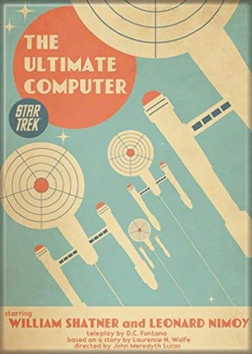 Ata-Boy Star Trek The Ultimate Computer Poster 2.5 inch x 3.5 inch Magnet for Refrigerators and Lockers