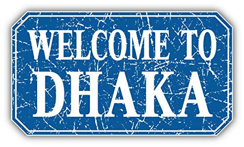 KW Vinyl Magnet Dhaka Grunge Travel Welcome Stamp Truck Car Magnet Bumper Sticker Magnetic 5 inch KW Vinyl Magnet Dhaka Grunge Travel Welcome Stamp Truck Car Magnet Bumper Sticker Magnetic 5 inch