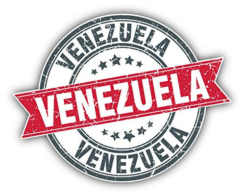 KW Vinyl Magnet Venezuela Grunge Travel Stamp Truck Car Magnet Bumper Sticker Magnetic 5 inch