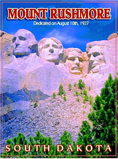 MAGNET Mount Rushmore Memorial South Dakota United States Travel Advertisement Magnet MAGNET Mount Rushmore Memorial South Dakota United States Travel Advertisement Magnet