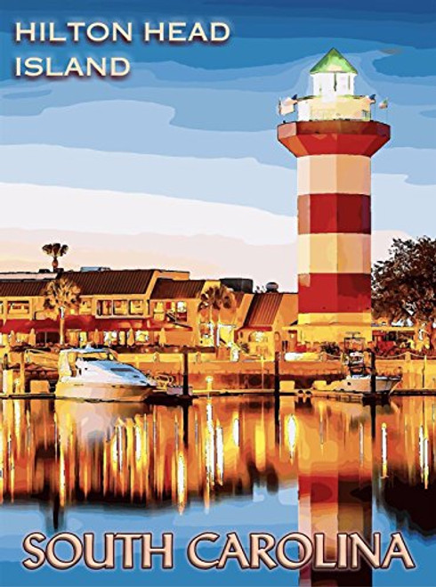 MAGNET Hilton Head Island South Carolina United States Travel Advertisement Magnet