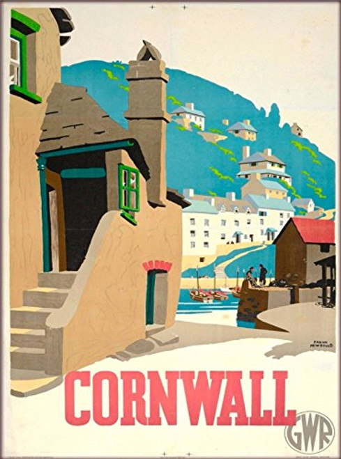 MAGNET Cornwall England Great Britain United Kingdom Vintage Railroad Travel Magnet