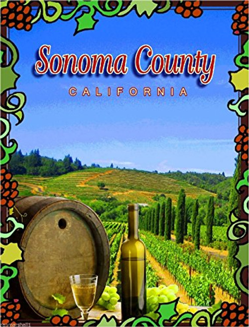 MAGNET Sonoma Valley County California Wine United States Travel Advertisement Magnet MAGNET Sonoma Valley County California Wine United States Travel Advertisement Magnet