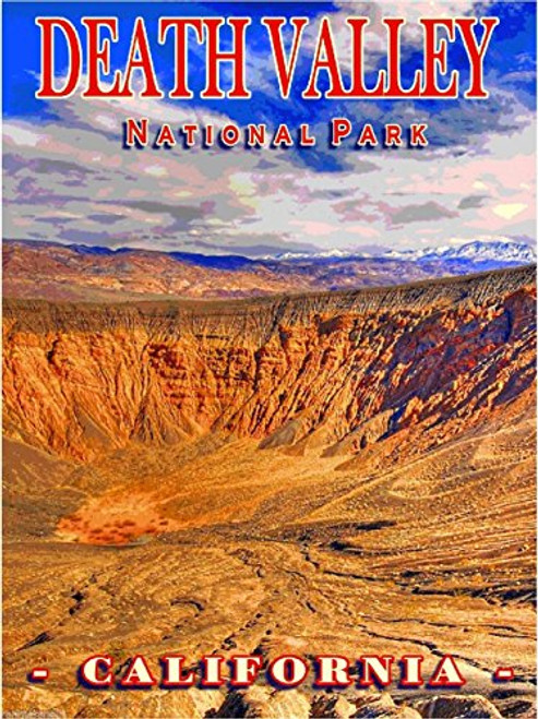 MAGNET Death Valley Park California United States America Travel Advertisement Magnet