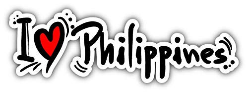 JJH Inc Magnet I Love Philippines Travel Slogan Flexible Vinyl Magnet Waterproof Car Magnetic Bumper Sticker 5 inch JJH Inc Magnet I Love Philippines Travel Slogan Flexible Vinyl Magnet Waterproof Car Magnetic Bumper Sticker 5 inch