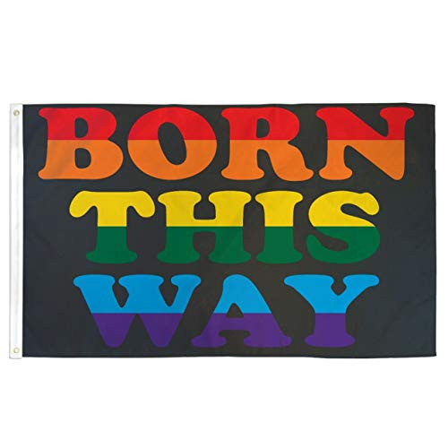 Born This Way Pride Flag - New Ultrabreeze Series - 3x5ft Polyester - Born This Way LGBT Pride!