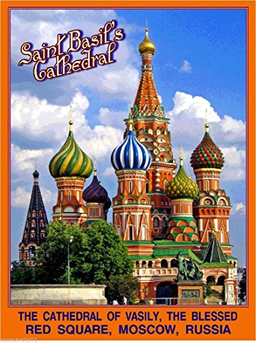 MAGNET Moscow Russia St. Saint Basil s Cathedral Russian Travel Advertisement Magnet 2