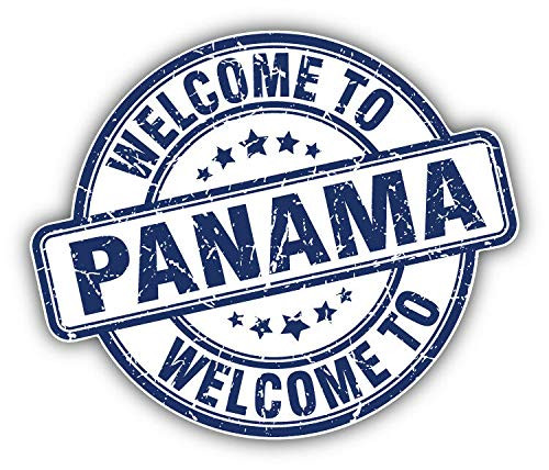 KW Vinyl Magnet Panama Grunge Welcome Travel Stamp Truck Car Magnet Bumper Sticker Magnetic 5 inch KW Vinyl Magnet Panama Grunge Welcome Travel Stamp Truck Car Magnet Bumper Sticker Magnetic 5 inch