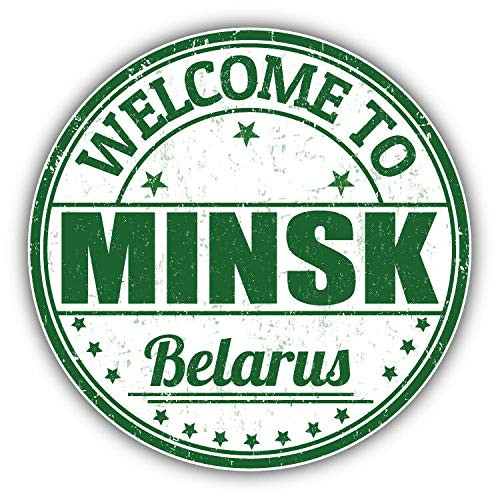KW Vinyl Magnet Minsk Belarus Grunge Welcome Travel Stamp Truck Car Magnet Bumper Sticker Magnetic 5 inch KW Vinyl Magnet Minsk Belarus Grunge Welcome Travel Stamp Truck Car Magnet Bumper Sticker Magnetic 5 inch