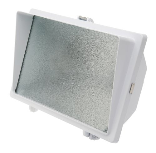 Designers Edge L-31WH 500-Watt Halogen Floodlight, White