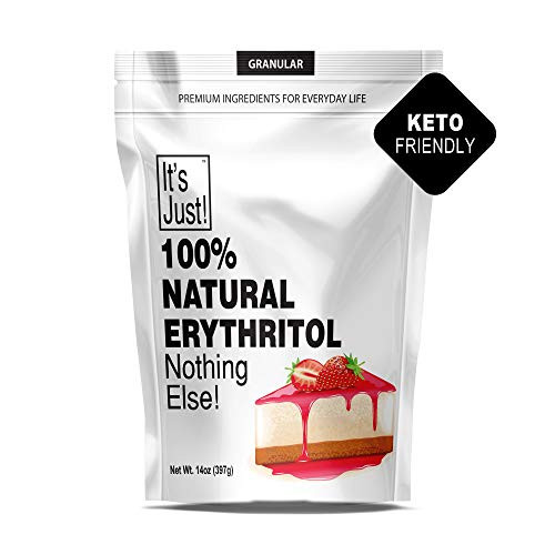 It s Just - 100 percent Erythritol  Non-GMO  Natural Sweetener  Keto Friendly  Non-Glycemic  Sugar Free  Granular  14oz