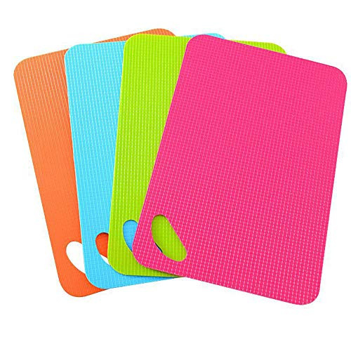 CHXIHome Chopping Flexible Non-Slip Rectangle Plastic Unbreakable Kitchen Tool Fruit Vegetable Meat Tools Cutting Boards Chopping Blocks L