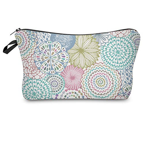 Cosmetic Bag for Women NIUTA Adorable Roomy Makeup Bags Travel Waterproof Toiletry Bag Accessories Gifts  Mandala 51561 Cosmetic Bag for Women NIUTA Adorable Roomy Makeup Bags Travel Waterproof Toiletry Bag Accessories Gifts  Mandala 51561
