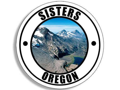American Vinyl Round Sisters Oregon Sticker wa rv Travel Resort Three American Vinyl Round Sisters Oregon Sticker wa rv Travel Resort Three