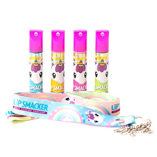 Lip Smacker Flavored Lip Balm Set With Lanyard  Unicorn