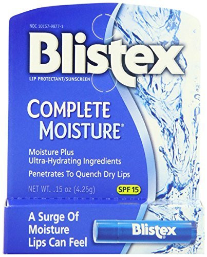Blistex  Complete Moisture  Lip Protectant Sunscreen  SPF 15  .15 oz  4.25 g  by Blistex