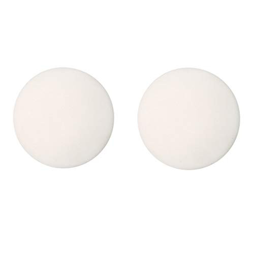 DDLmax Door Knob Wall Shield  Round Soft Rubber Wall Protector Self Adhesive Door Handle Bumper Pack of 2  White