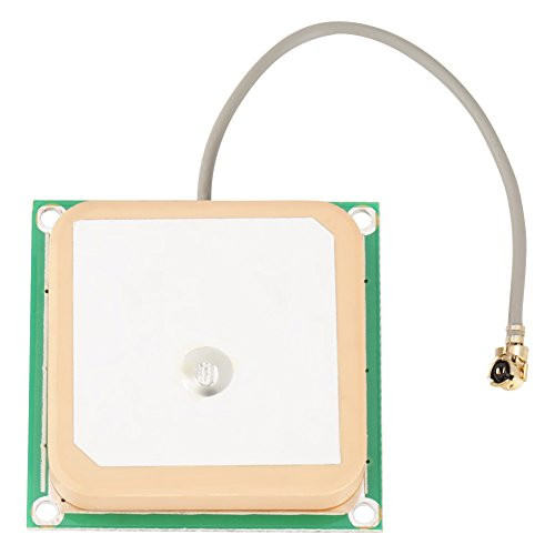 2Pcs GPS Active Antenna Internal Super Strong Ceramic Patch Antenna?28dB High Gain GPS Active Antenna Ceramic Patch Internal 25 25 8mm Connector