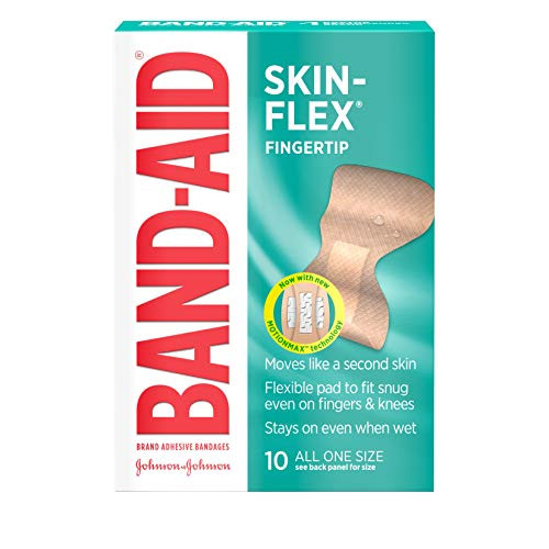 Band-Aid Brand Skin-Flex Adhesive Bandages for First Aid and Wound Care Finger 10 ct Band-Aid Brand Skin-Flex Adhesive Bandages for First Aid and Wound Care Finger 10 ct