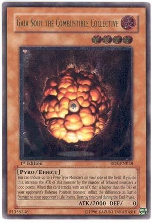 Yu-Gi-Oh! - Gaia Soul The Combustible Collective  RDS-EN028  - Rise of Destiny - Unlimited Edition - Ultimate Rare