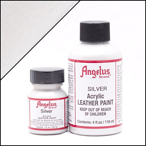 Angelus Acrylic Paint 1 Oz.  Silver