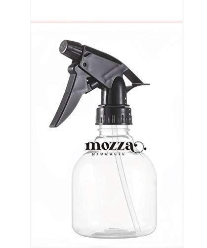 Mozza Empty Spray Bottle Refillable Container  Fine Mist Sprayer. 8 Oz  Adjustable Fine Mist Trigger Sprayer for Hair Spray.