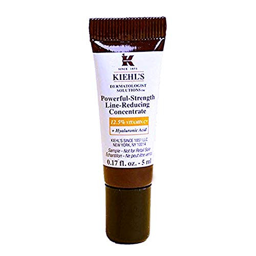 Kiehls Powerful Strength Line Reducing Concentrate Travel Size  No Box   0.17 fl oz   5 mL