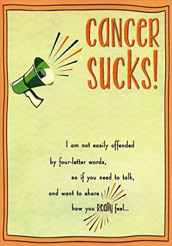 Cancer Sucks - Designer Greetings Support Card