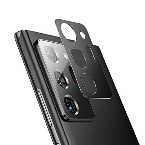 Camera Lens Screen Protector for Samsung Note 20 Ultra  Scratch-Resistant   Fingerprint-Resistant   Case Friendly   Metal  Ultra-Thin Matte Camera Case Cover for Galaxy Note20 Ultra 5g  Black