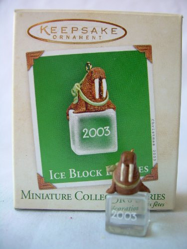 Hallmark 2003 Ornament Miniature Ice Block Buddies 4th in Series
