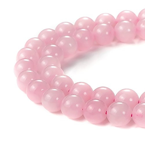 10mm Natural Rose Quartz Beads Round Gemstone Loose Beads for Jewelry Making  38-40pcs strand