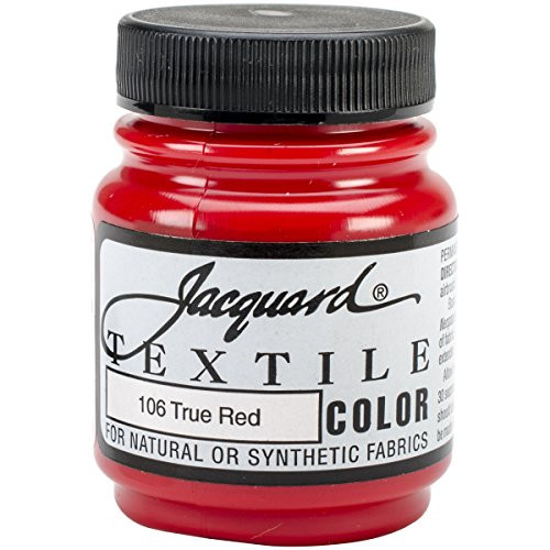 Jacquard Products Textile Color Fabric Paint  2.25-Ounce  True Red