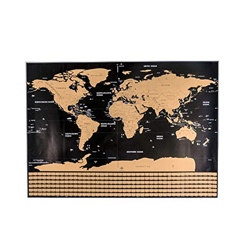 Anntool Scratch Off World Map Poster Travel Map Poster Tracks Your Adventures Great Gift for Travelers