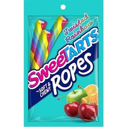 SweeTARTS Twisted Rainbow Soft and Chewy Ropes 5 Ounce Bag SweeTARTS Twisted Rainbow Soft and Chewy Ropes 5 Ounce Bag