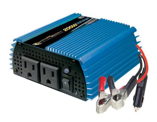 Power Bright PW200-12 Power Inverter 200 Watt 12 Volt DC To 110 Volt AC