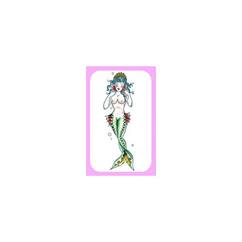 Tinsley Transfers Mermaid Girl Temporary Tattoo