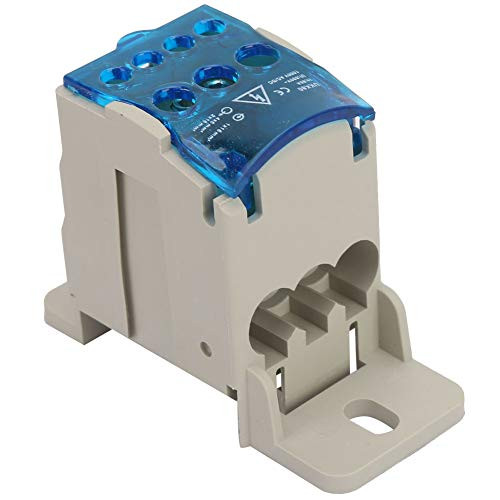 Block Terminal Box 80A Universal Power Junction Box Block Distribution Box Power Junction Box UKK-80A Durable for Power Distribution Cabinets