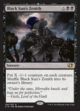 Magic The Gathering - Black Sun s Zenith - Commander 2014