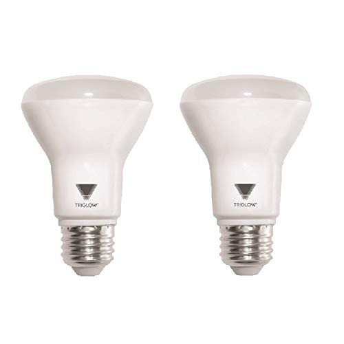 TriGlow T99205  2-Pack  LED 7-Watt  50W Equivalent  BR20 30 Bulb  550 Lumen  DIMMABLE 3000K  Soft White  UL Listed and Energy Star Certified LED R20 Light Bulb  BR20