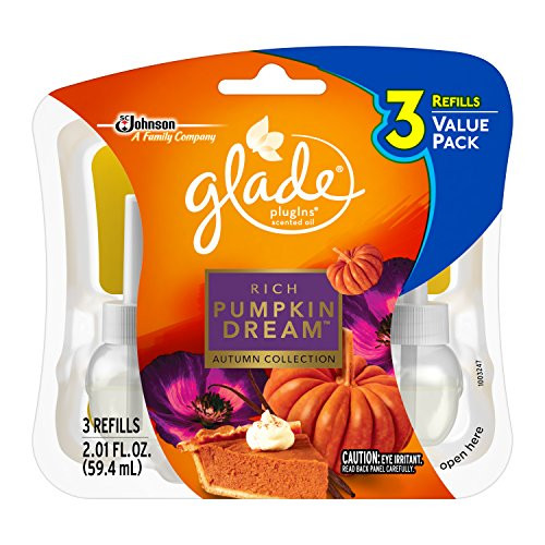 PlugIns Scented Oil Air Freshener Refill  Rich Pumpkin Dreams  2.01 Fluid Ounce