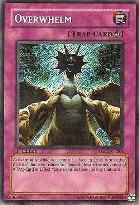 Yu-Gi-Oh! - Overwhelm  RGBT-EN088  - Raging Battle - 1st Edition - Secret Rare