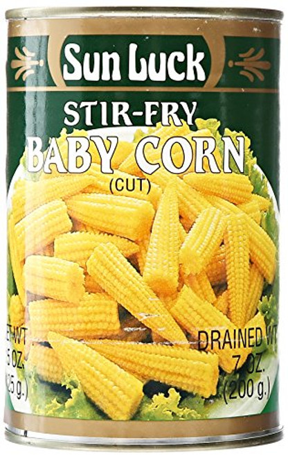 Sun Luck Cut Baby Corn  15 oz