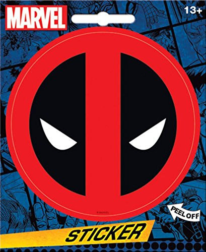 Ata-Boy Marvel Comics Deadpool Logo 4" Full Color Sticker