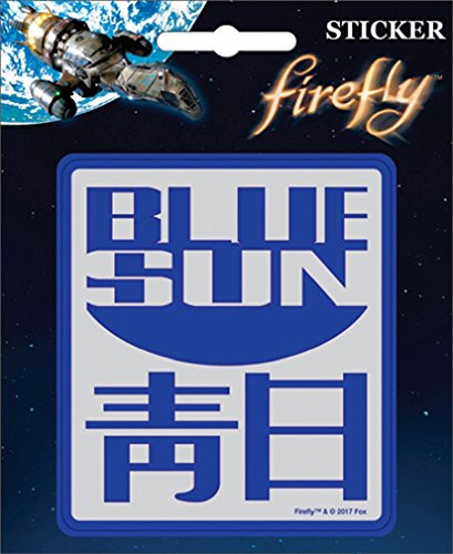 Ata-Boy Firefly Blue Sun 4" Full Color Sticker